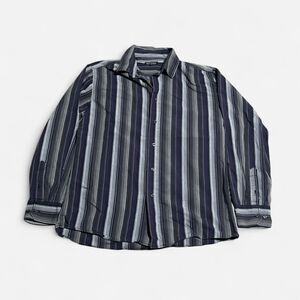 Redwood black and grey checkered large size button up shirt #redwood
